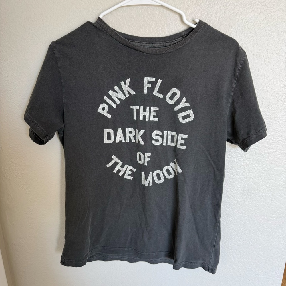 Lucky Brand Gray Pink Floyd Graphic Tee